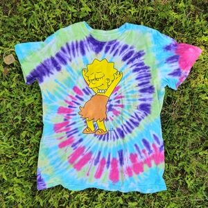 The Simpsons Y2K Tie-Dye T-Shirt Size L